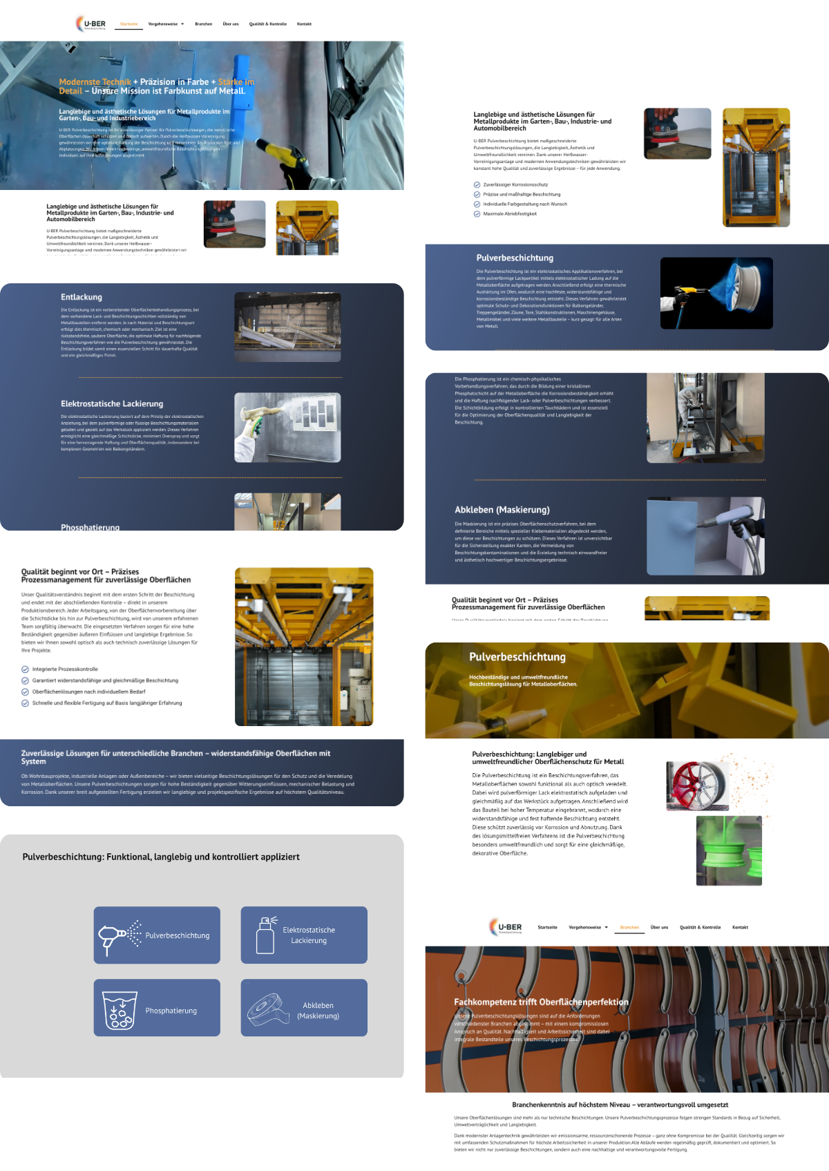 U-BER Pulverbeschichtung - Project Details