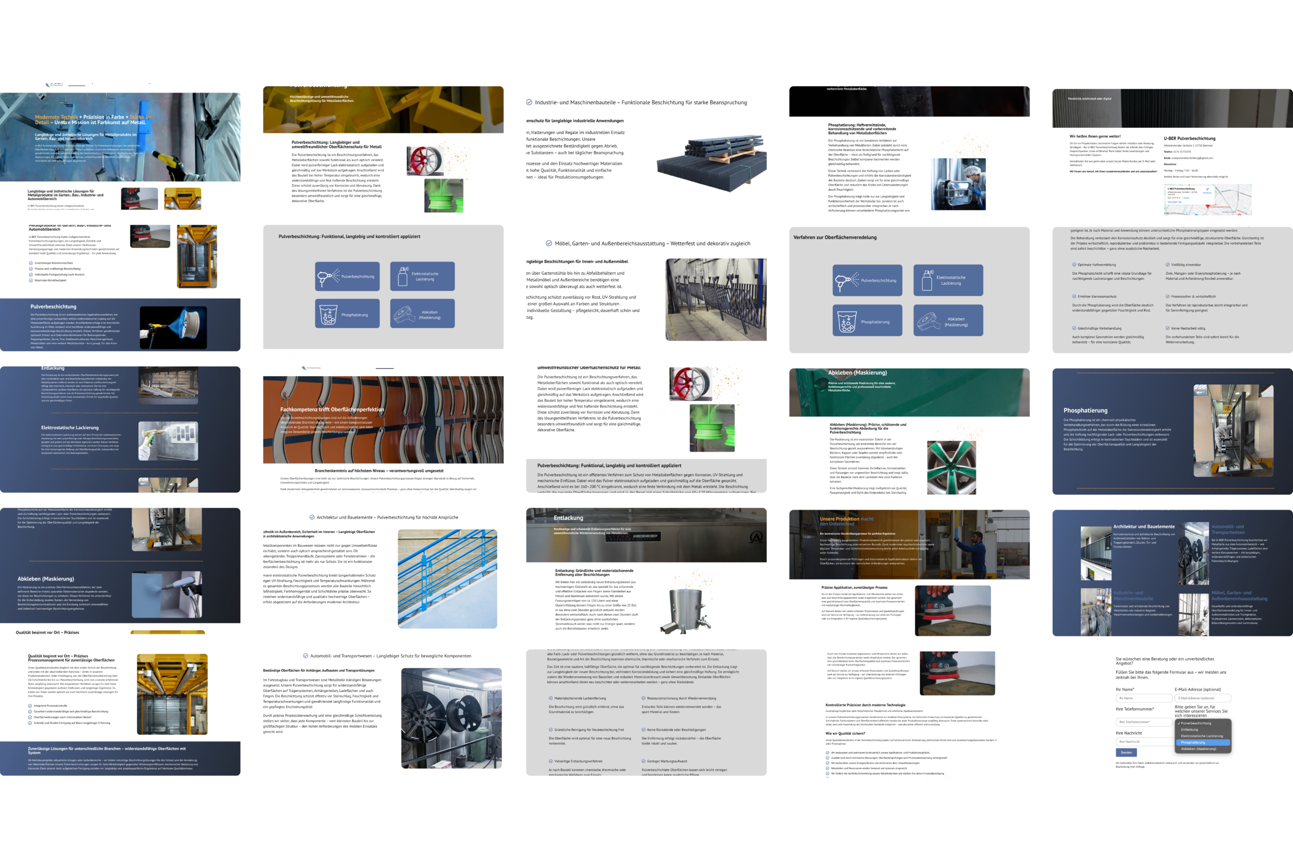 U-BER Pulverbeschichtung - Project Images