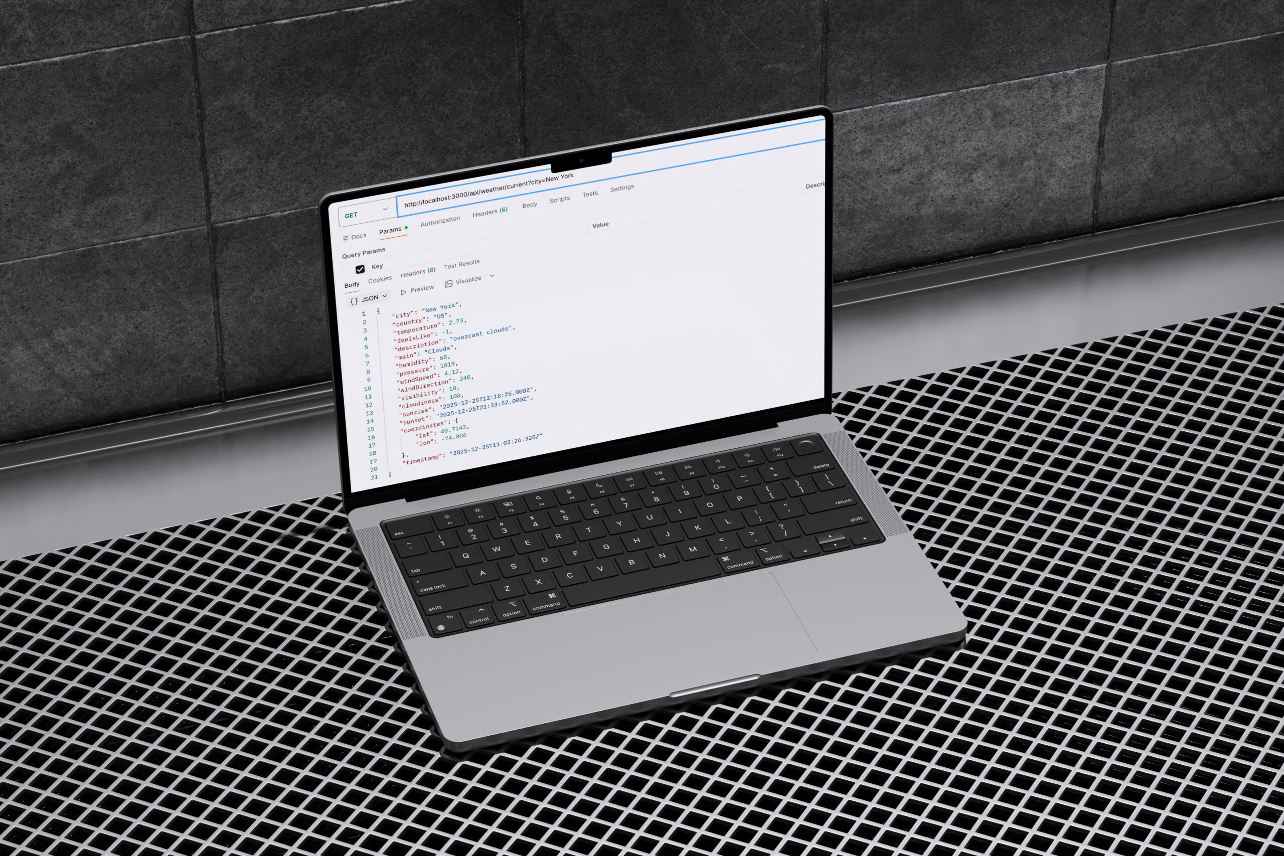 Weather API - Project Images