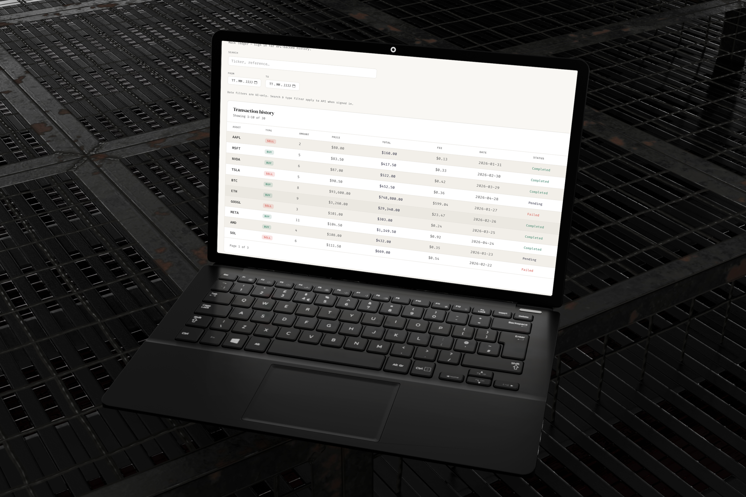 Apex Finance Dashboard