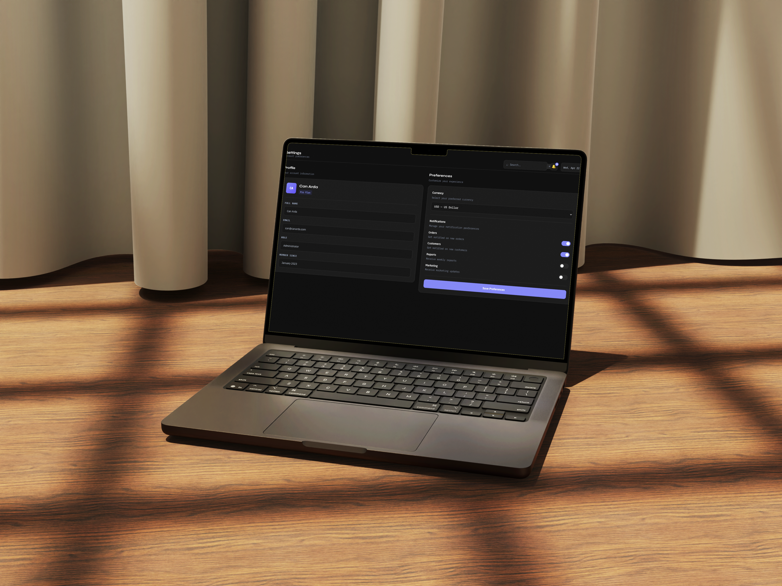 Orion E-commerce Dashboard